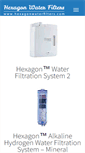 Mobile Screenshot of hexagonwaterfilters.com
